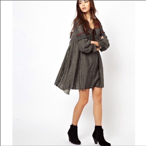 Free People Ties to Florence Embroidered Dress - Picture 3 of 7